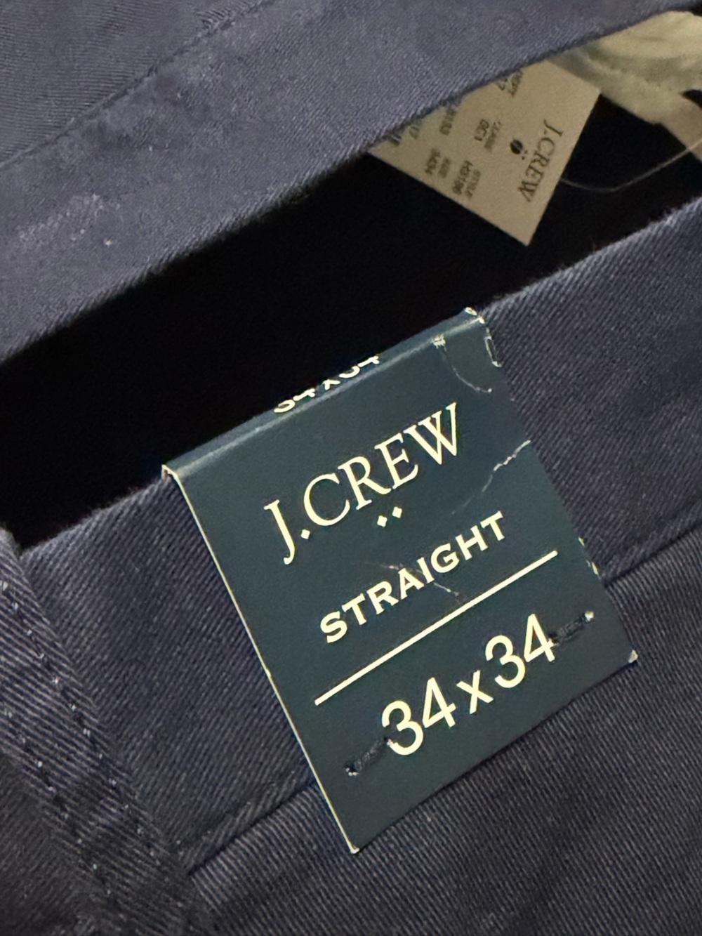 J. Crew Men's Navy Chino Pants 34x34 - Picture 11 of 12